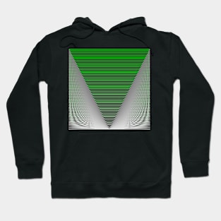 Geometric figur with green Hoodie